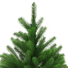 Vidaxl Umelý vianočný stromček s LED 120 cm zelený