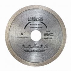 LASER CUT L00102 - Diamantový kotúč celoobvodový 125 x 22,23 x 7mm LCR