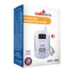 Safe Home Detektor horľavých a výbušných plynov SAFE 808L (zemný plyn)