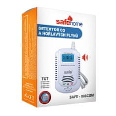 Safe Home Kombinovaný detektor CO, horľavých a výbušných plynov SAFE 808COM (zemný plyn)