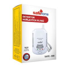 Safe Home Detektor horľavých a výbušných plynov SAFE 808 (zemný plyn)