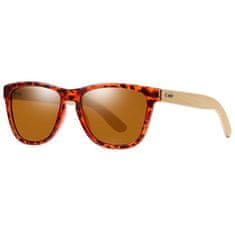 KDEAM Cortland 6 slnečné okuliare, Leopard