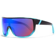 KDEAM Glendale 6 slnečné okuliare, Black & Blue / Multicolor