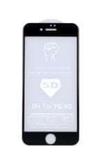 LG Tvrdené sklo iPhone SE 2020 5D čierne 49463