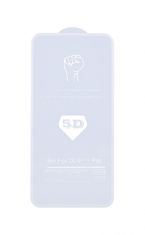 LG Tvrdené sklo iPhone XS 5D biele 49656