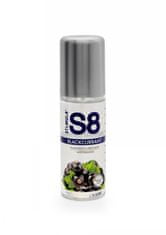 Stimul8 S8 WB Flavored Lube 125ml / lubrikačný gél 125ml - Čierne ríbezle