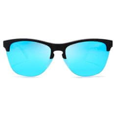 KDEAM Borger 2 slnečné okuliare, White & Black / Blue