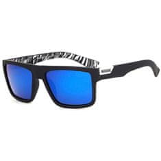 KDEAM Holland 4 slnečné okuliare, Black / Blue