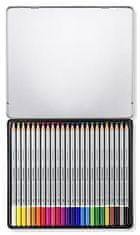 Staedtler Akvarelové pastelky "Karat", sada, kovová krabička, 24 farieb 125 M24