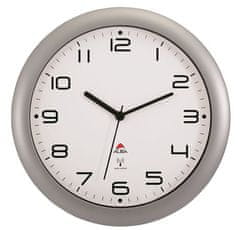 Alba Nástenné hodiny "Hornew Rc", radio-control, 30 cm, strieborné, HORNEWRC M
