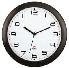 Alba Nástenné hodiny "Hornew", 30 cm, čierne, HORNEW N