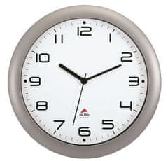 Alba Nástenné hodiny "Hornew", strieborná, 30 cm, HORNEW M