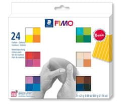 FIMO FIMO soft sada 24 farieb 25 g BASIC, 8023 C24-1