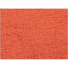 Europalms Dekoračné tkanina, hrubá, oranžová, 76x500cm