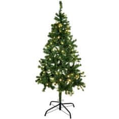 Europalms Umelý vianočný stromček s LED bielymi žiarovkami, 210 cm
