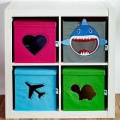 Love It Store It Úložný box na hračky s krytom a okienkom - dinosaurus