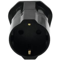Omnitronic adaptér z EÚ na UK zásuvku, 13A, čierny