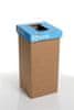 RECOBIN Kôš na triedený odpad "Mini", recyklovaný, anglický popis, modrá, 20 l
