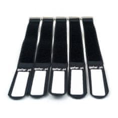 Gafer.pl Tie Straps, viazacie pásky, 25x260mm, 5 ks, čierne