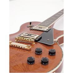 Dimavery LP-700 elektrická gitara, hnedá