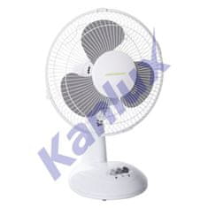 Kanlux Kanlux Stolový ventilátor VENETO-23GR, 30 cm, šedý 5905339238108