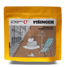 Pressoburg zrnková káva Pišinger hmotnosť: 200g