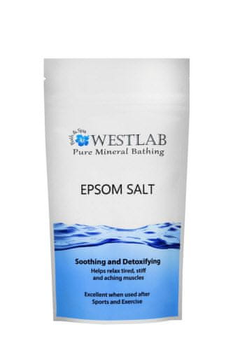 Westlab WESTLAB Epsom relaxačná soľ 1kg, uvoľnenie po športe a námahe (horčík)