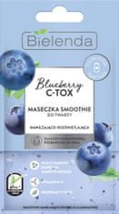 Bielenda BLUEBERRY C-TOX Smootie hydratačná a rozjasňujúca pleťová maska 8g
