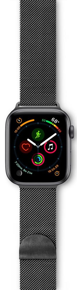 EPICO MILANESE BAND FOR APPLE WATCH 42/44 mm 42018181300001, tmavo sivá