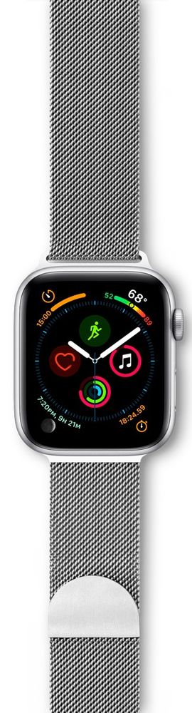 EPICO MILANESE BAND FOR APPLE WATCH 42/44 mm 42018182100001, strieborná