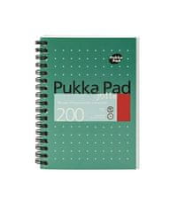 Pukka Pad Blok "Metallic Jotta", A6, linajkový, 100 listov, špirálová väzba, JM036-LINED