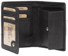 Lagen Pánska kožená peňaženka 2103 E Black