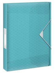 Esselte Box na spisy s gumičkou "Colour'Ice", modrá, 40 mm, PP, A4, 626264