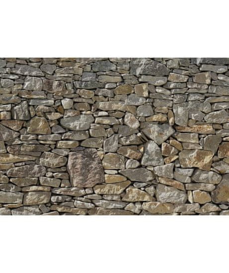 KOMAR Products papierová fototapeta 8-727 Stone Wall, rozmery 368 x 254 cm