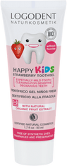LOGONA HAPPY KIDS zubný gél jahoda - 50ml