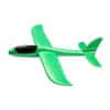 Detské hádzací lietadlo - hádzadlá zelené 48CM EPP