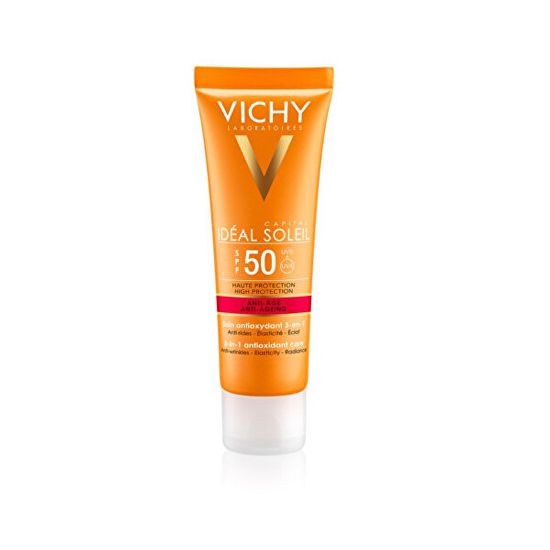 Vichy Protivráskový krém na opaľovanie SPF 50+ Idéal Soleil Anti-Age 50 ml