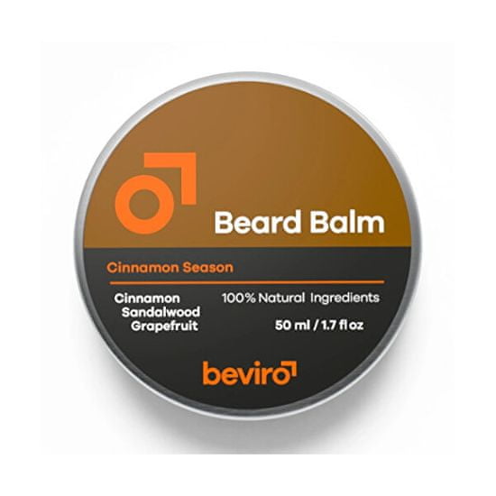 Beviro Balzam na bradu s vôňou grepu, škorice a santalového dreva (Beard Balm)