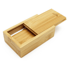 CTRL+C Sada: drevený USB hranol a drevený malý box, bambus carbon, 16 GB, USB 3.0 / 3.1