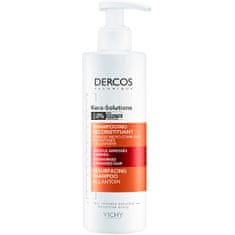 Vichy Obnovujúci šampón pre suché a poškodené vlasy Dercos keramic- Solutions (Resurfacing Shampoo) (Objem 250 ml)