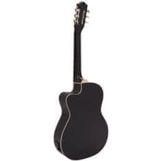 Dimavery CN-600E, elektroakustická klasická gitara 4/4, čierna
