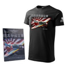 ANTONIO Tričko s japonským lietadlom MITSHUBISHI A6M ZERO, L