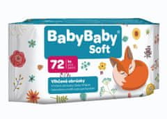 BabyBaby Soft Vlhčené obrúsky krémové s výťažkom z aloe vera (72ks)
