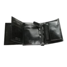 Sanchez Casual Pánska koženková peňaženka Sanchez elegant, čierna