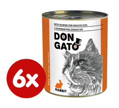 Dibaq DON GATO konzerva mačka králik 6x850 g