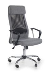Halmar Kancelárska stolička s podrúčkami Zoom - čierna / sivá