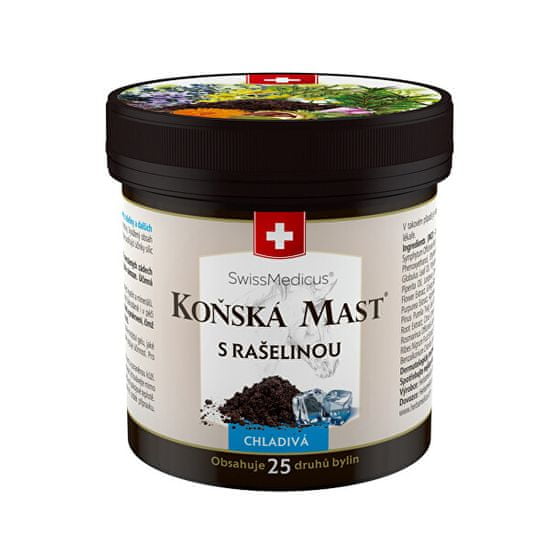 Herbamedicus Konská masť s rašelinou chladivá v plastovej dóze 250 ml