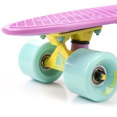 MTR Pennyboard 56 cm AL truck, ružová-mätová S-106