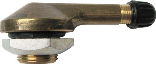 SCHRADER Bezdušový ventil typ Sephie – 1x zahnutý, diera 16mm, dĺžka 40mm