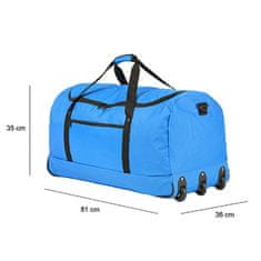 TRAVEL Z Taška s kolieskami Foldable Wheelbag Blue